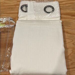 JCPenney White Grommet Curtains